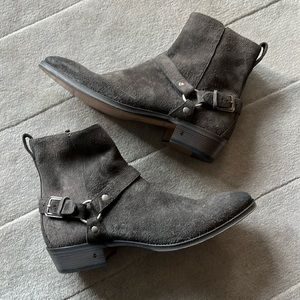 JOHN VARVATOS Ludlow harness boot lead men’s 10.5 NWT